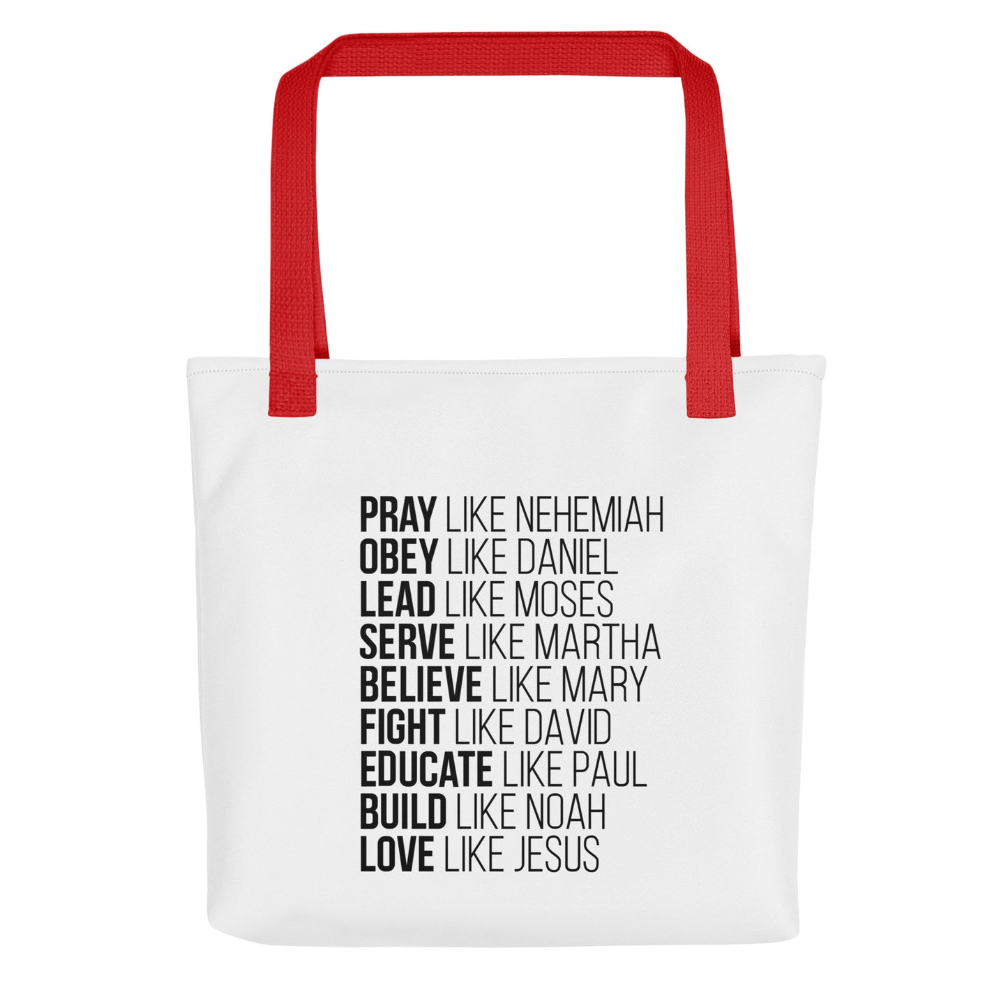 Characters of the Bible Unisex t-shirt Tote bag