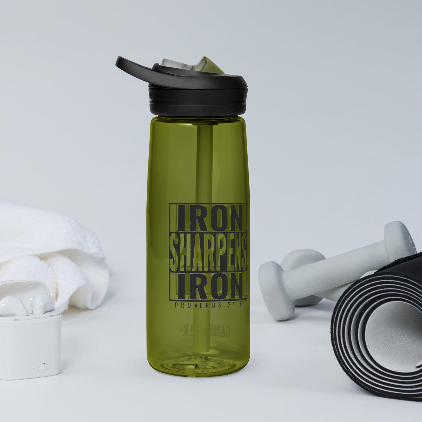 Iron Sharpens Iron Sports water bottle