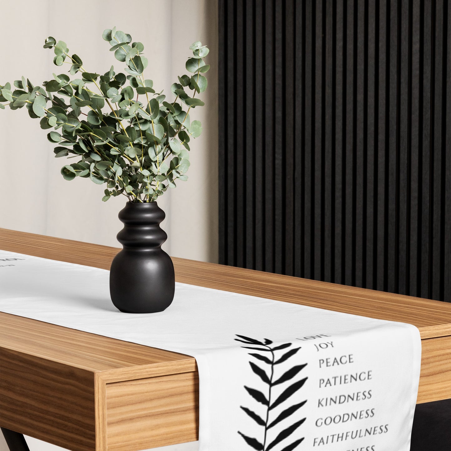 Galatians 5:22-23 Fruit of the Spirit Table Runner