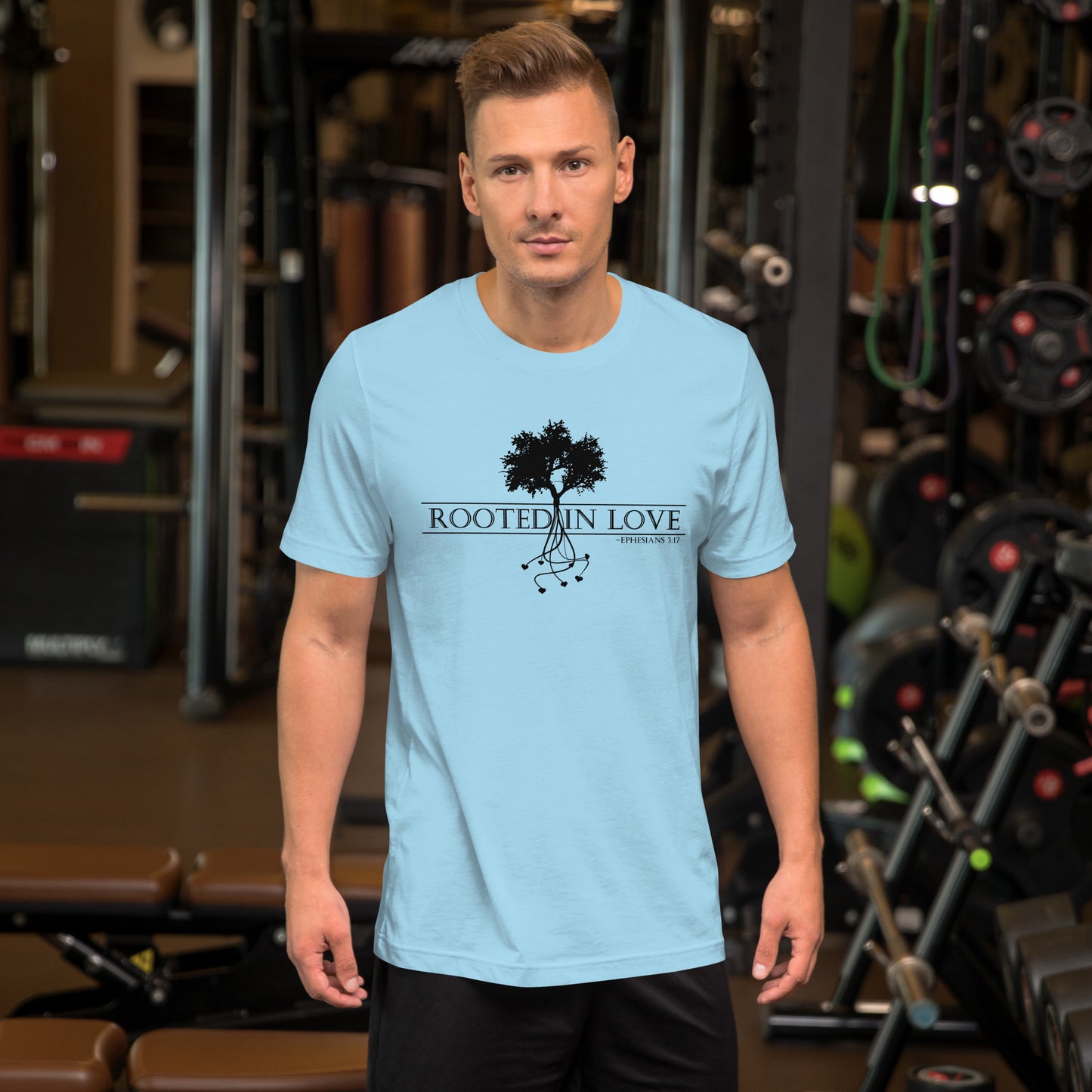 Ephesians 3:17-18 Rooted In Love Unisex t-shirt