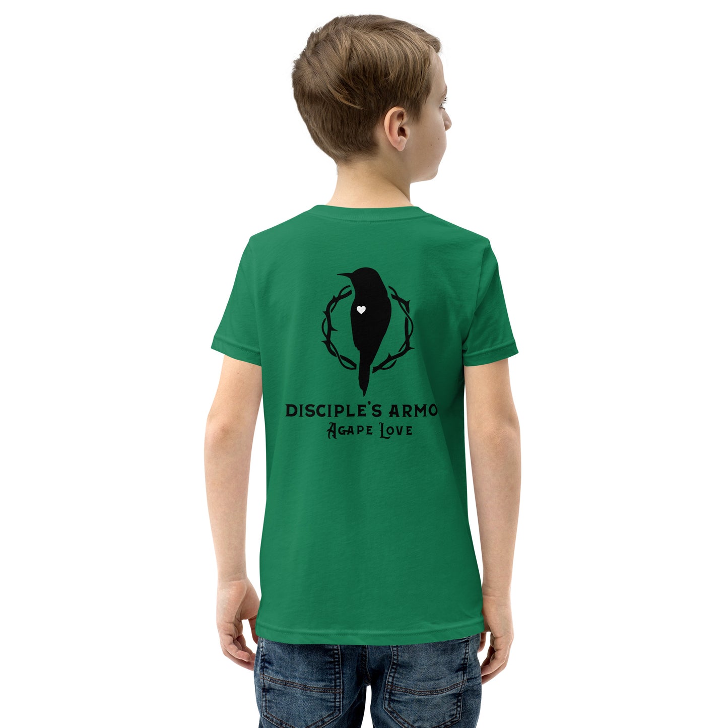 Isaiah 61:3 Beauty For Ashes Youth Short Sleeve T-Shirt