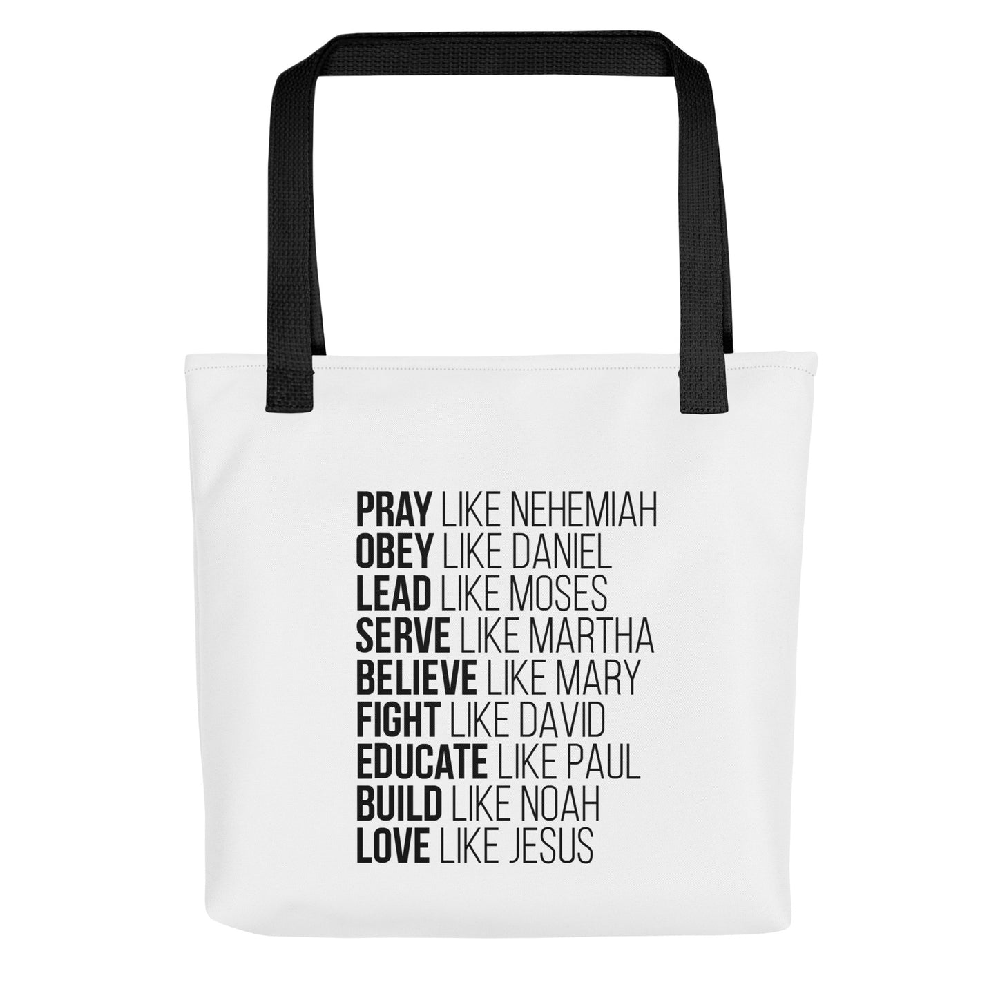 Characters of the Bible Unisex t-shirt Tote bag