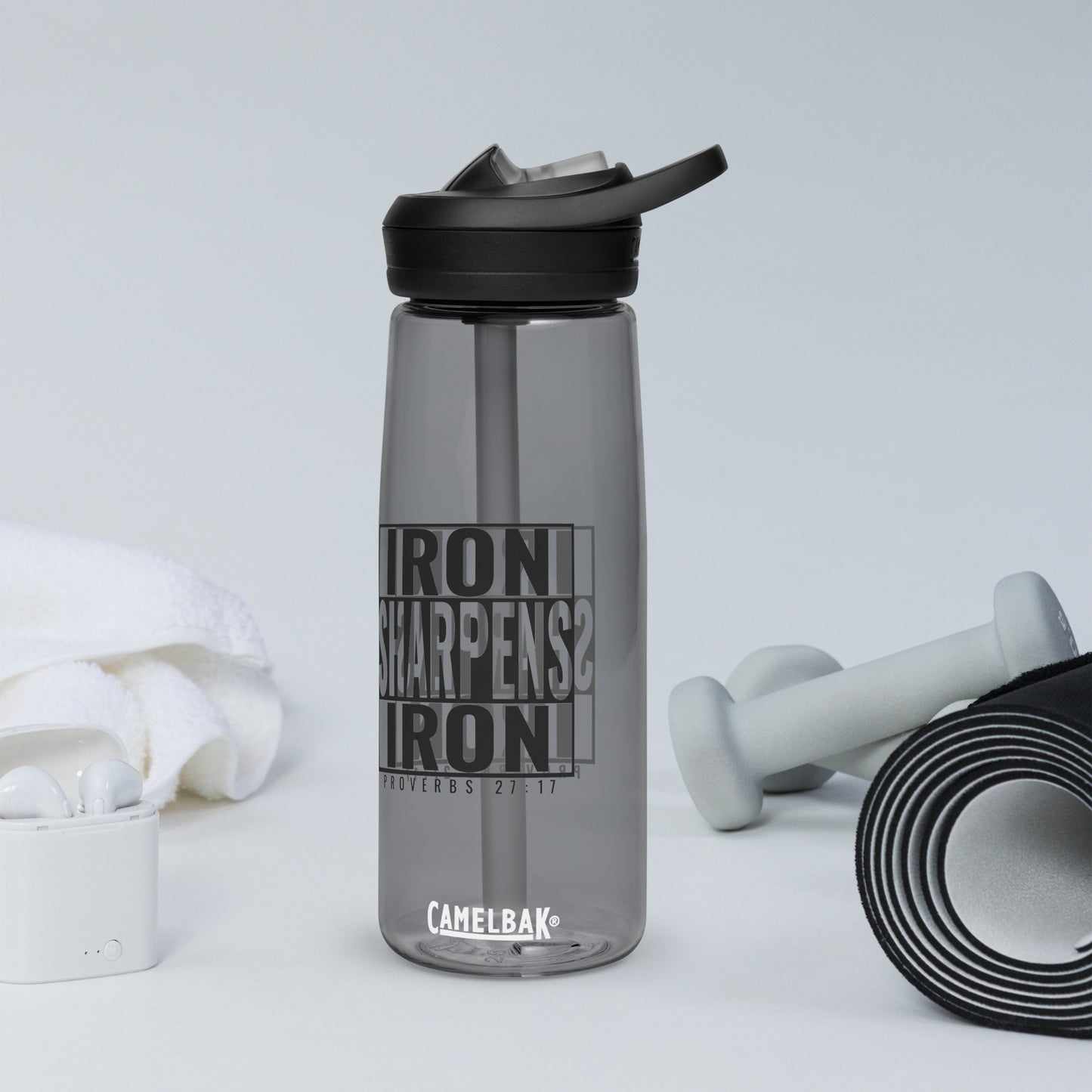 Iron Sharpens Iron Sports water bottle