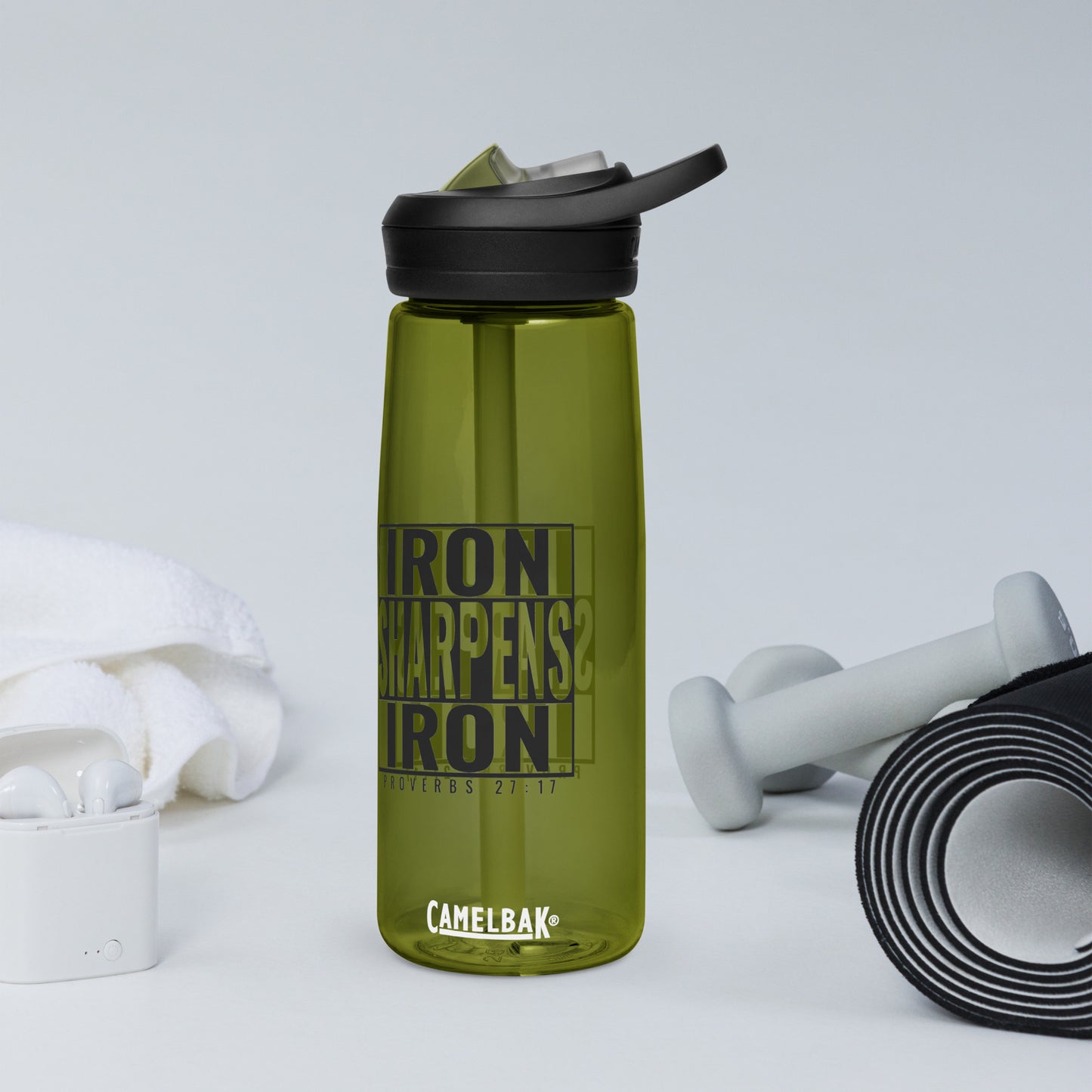 Iron Sharpens Iron Sports water bottle