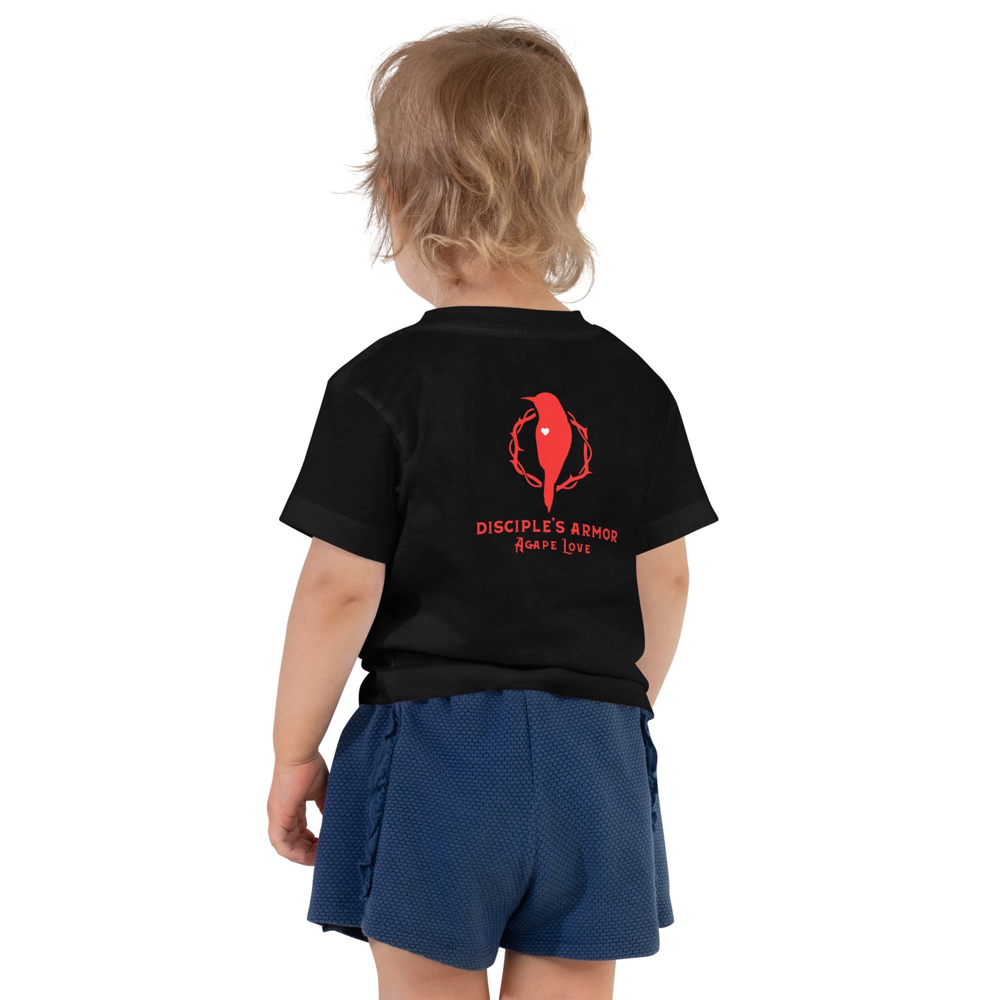 The Lion Will Lay with the Lamb Toddler Short Sleeve Tee