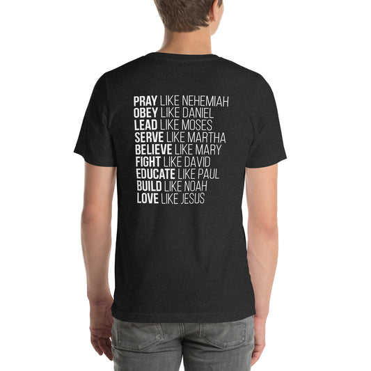 Characters of the Bible Unisex t-shirt