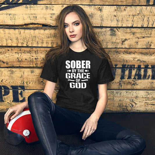 Sober By The Grace of God Unisex t-shirt