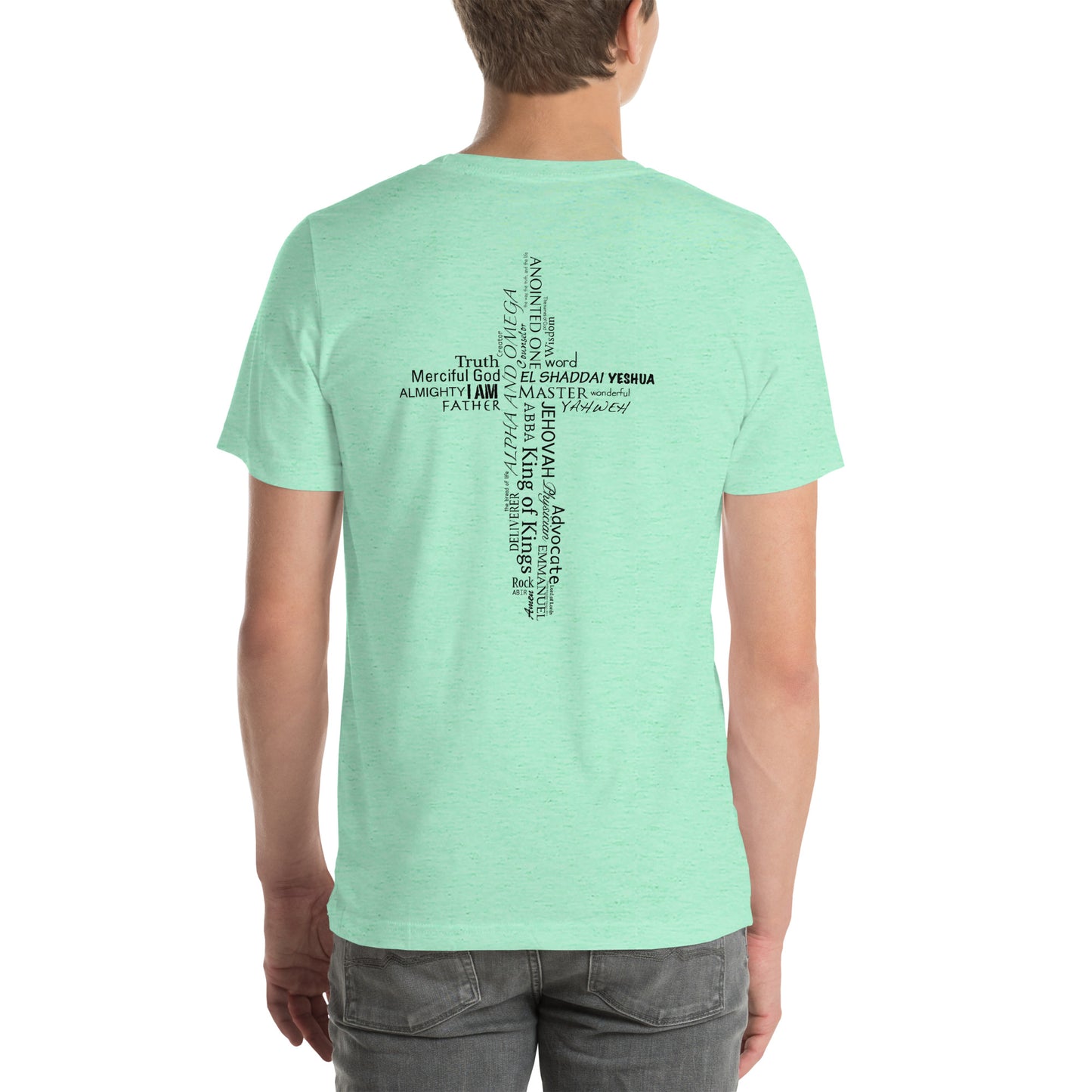 Names of God Cross Unisex T-shirt