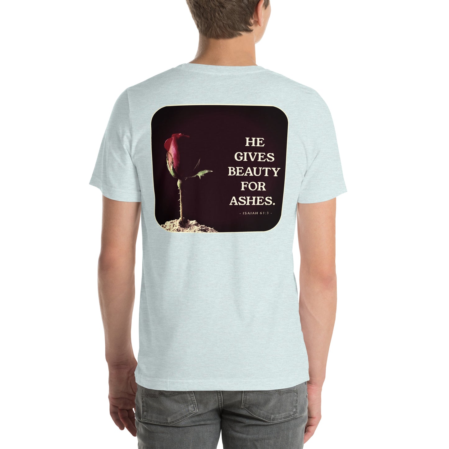 Isaiah 61:3 Beauty For Ashes Retro Unisex t-shirt