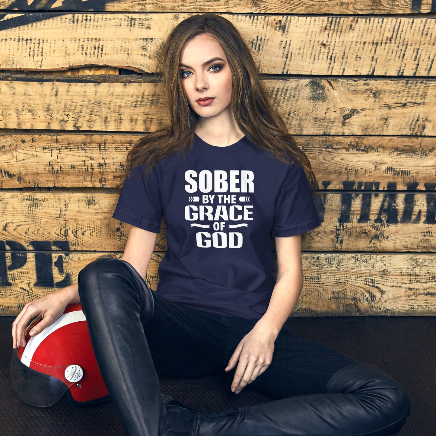 Sober By The Grace of God Unisex t-shirt