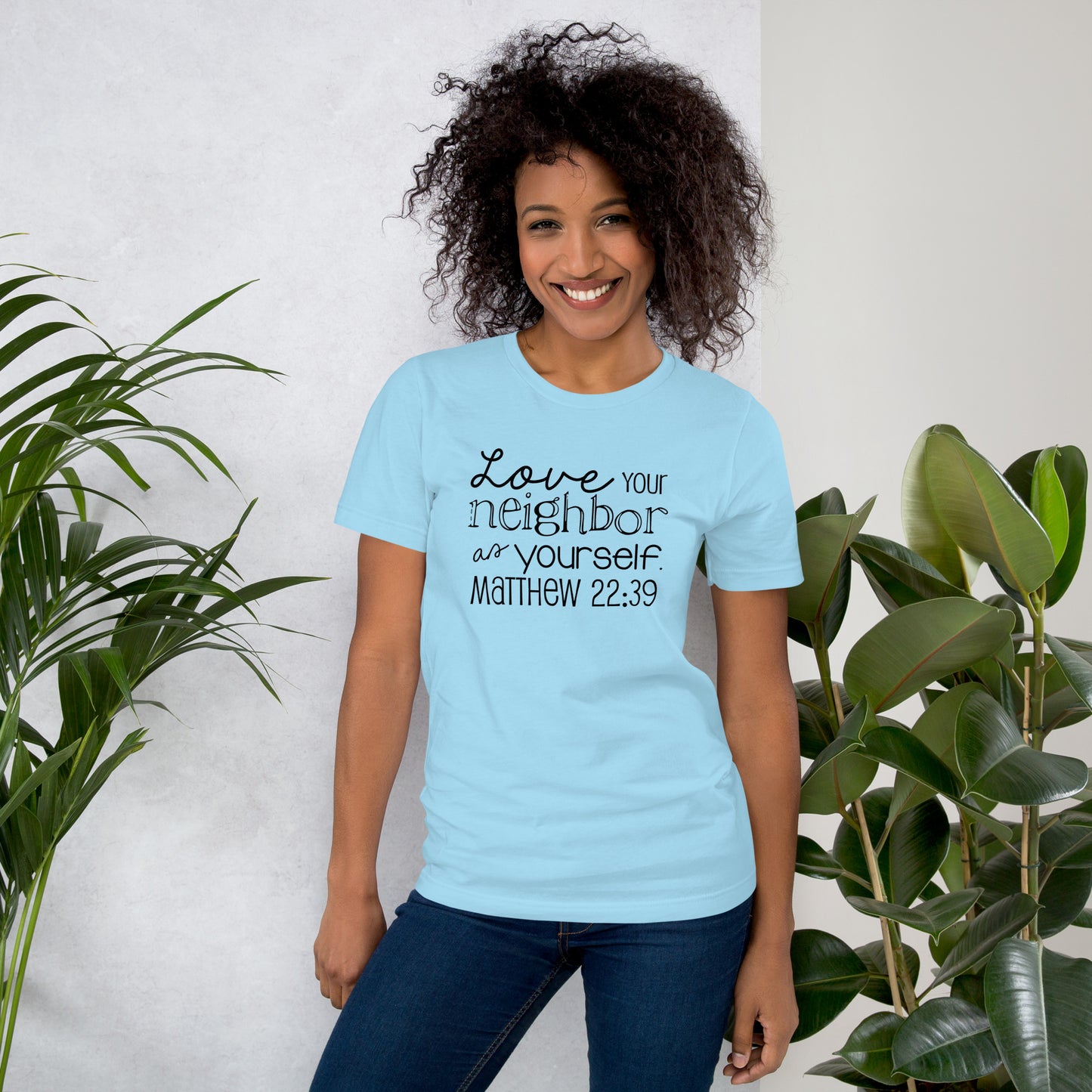 Luke 10:27 Love Your Neighbor as Yourself Unisex T-shirt