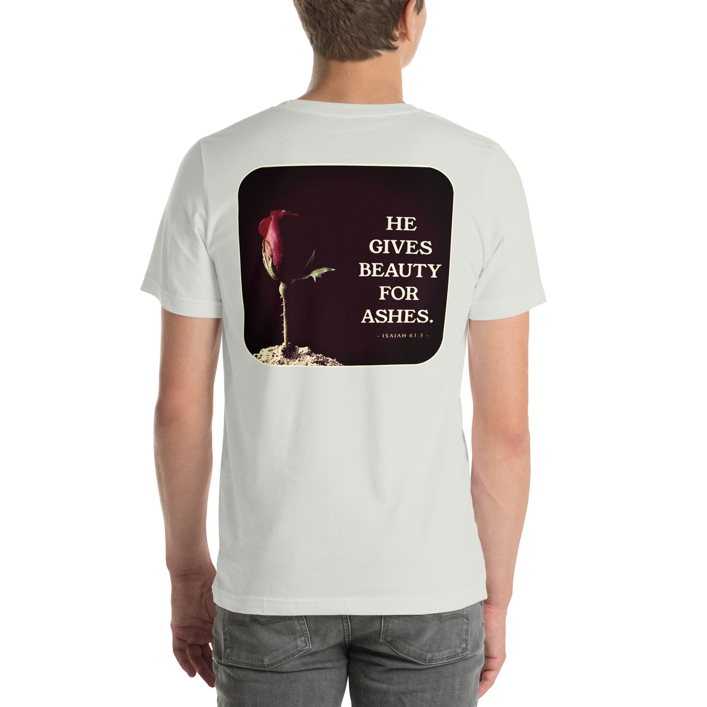 Isaiah 61:3 Beauty For Ashes Retro Unisex t-shirt