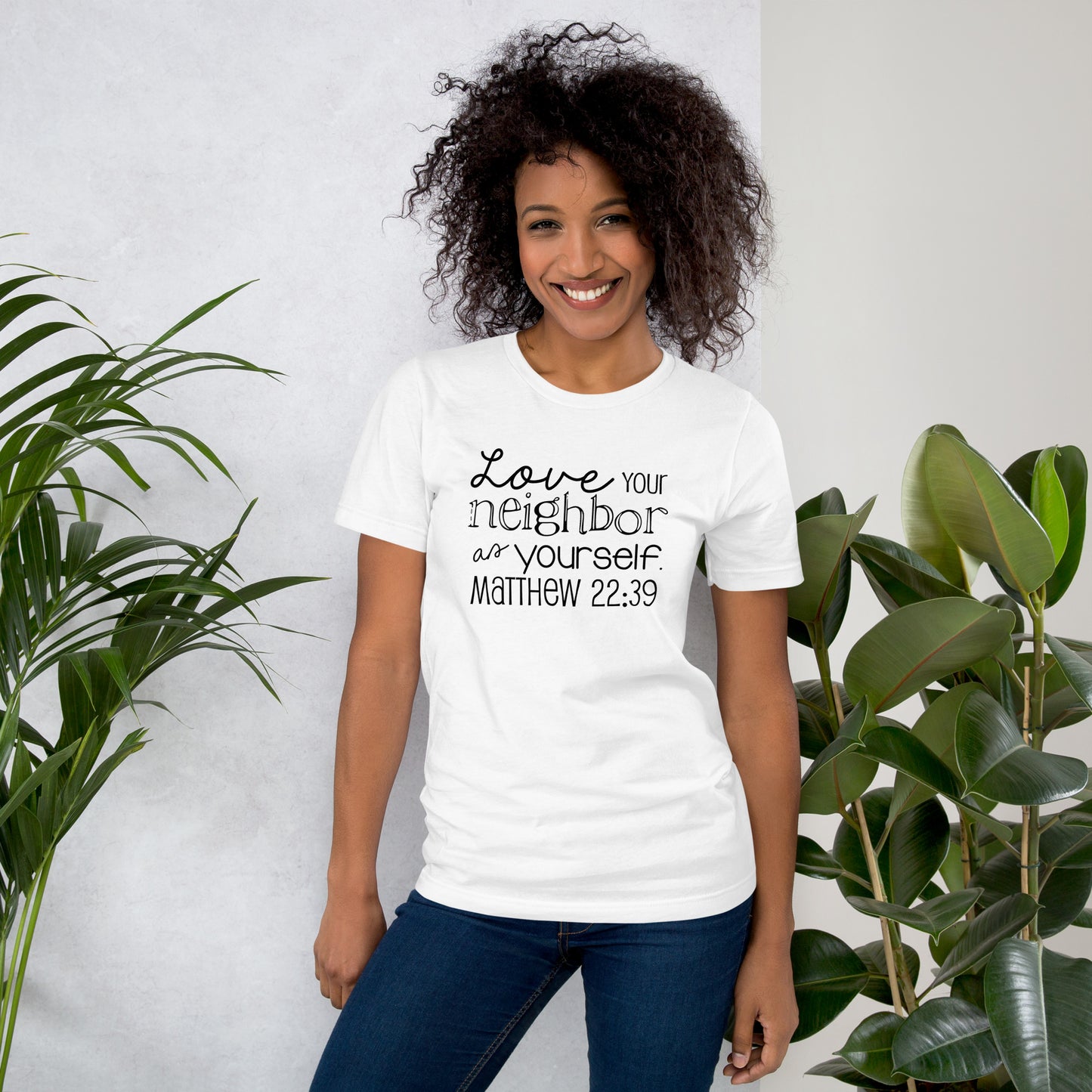 Luke 10:27 Love Your Neighbor as Yourself Unisex T-shirt