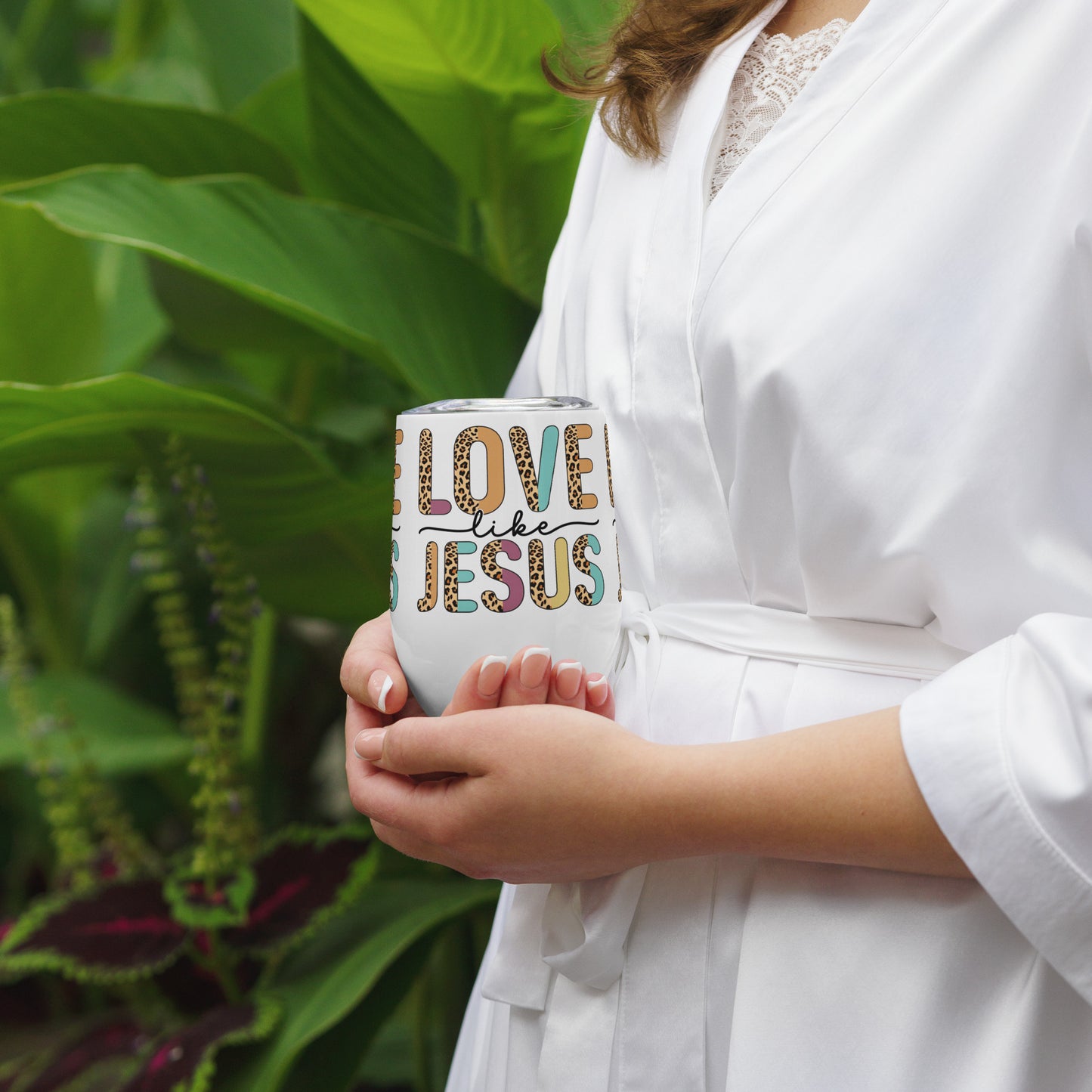 Love Like Jesus Wine tumbler