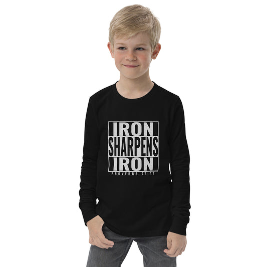 Iron Sharpens Iron Youth Long Sleeve Tee