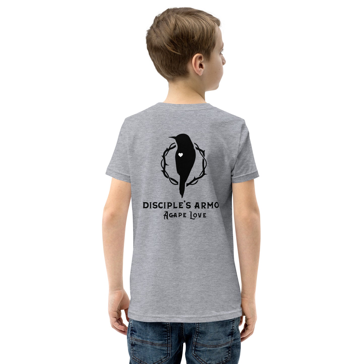 Isaiah 61:3 Beauty For Ashes Youth Short Sleeve T-Shirt