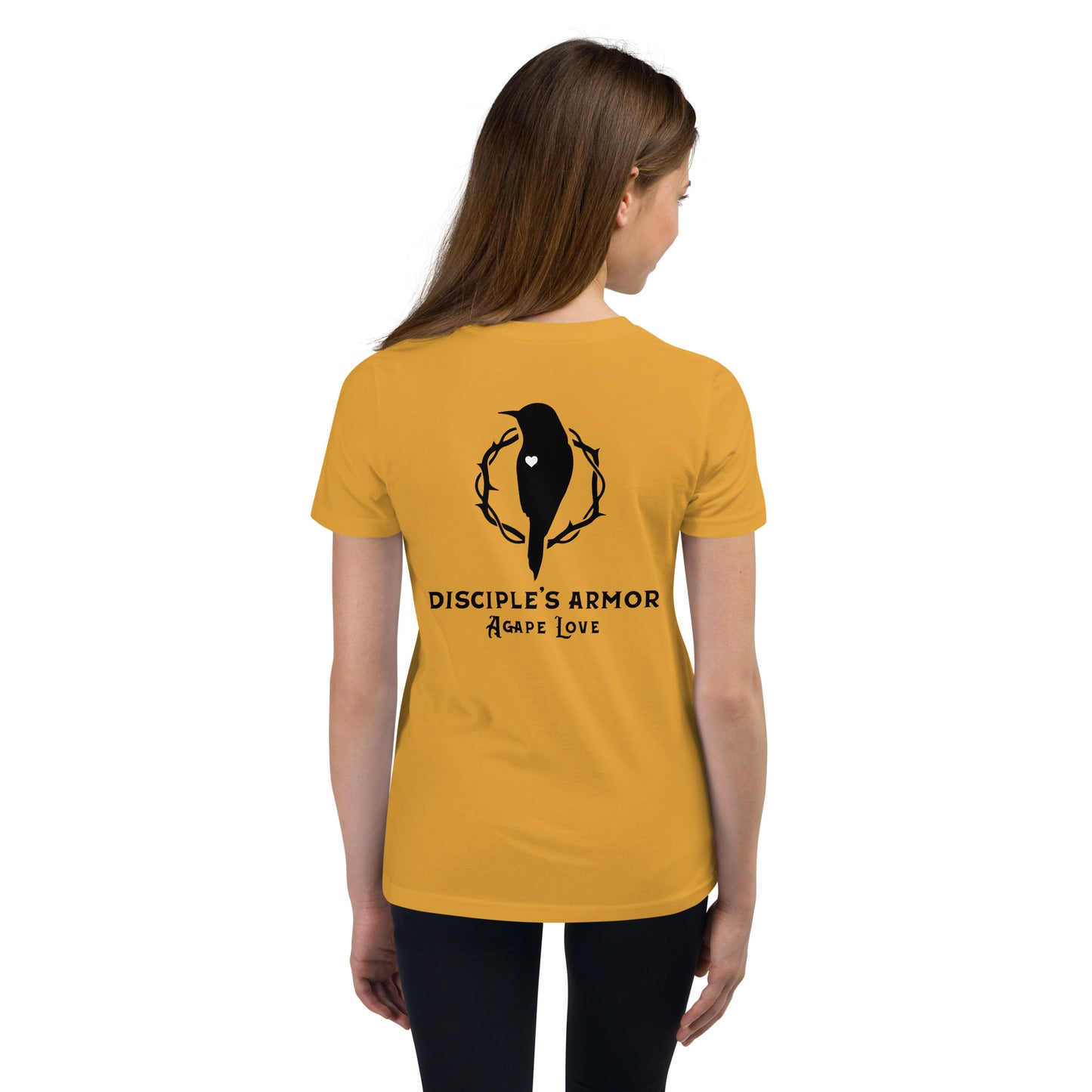 Ephesians 3:17-18  Rooted In Love Youth Short Sleeve T-Shirt